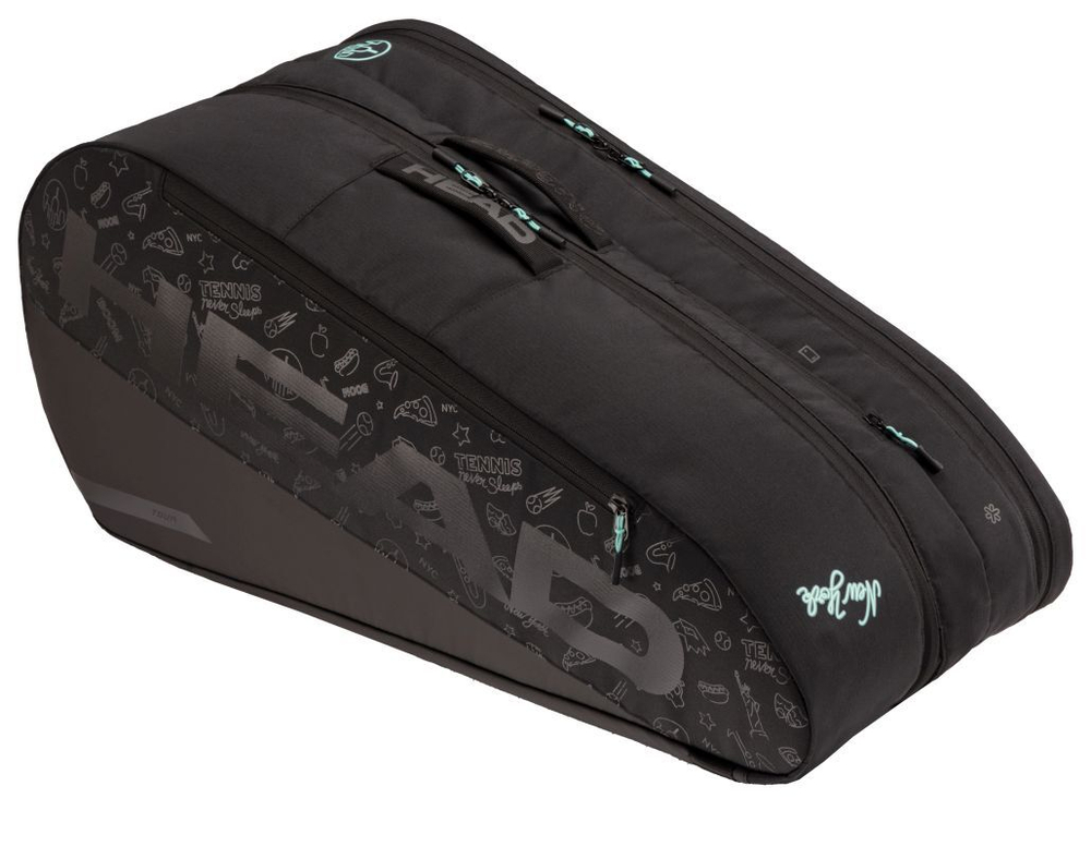 Теннисная сумка Head Tour Racquet Bag L - neon/black