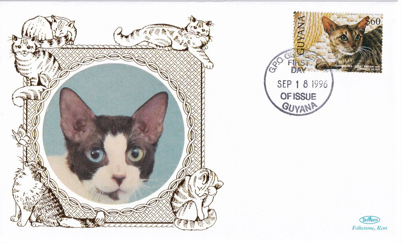 Конверт Первого дня Гайаны от 18 сентября 1996 года с маркой и спецгашением