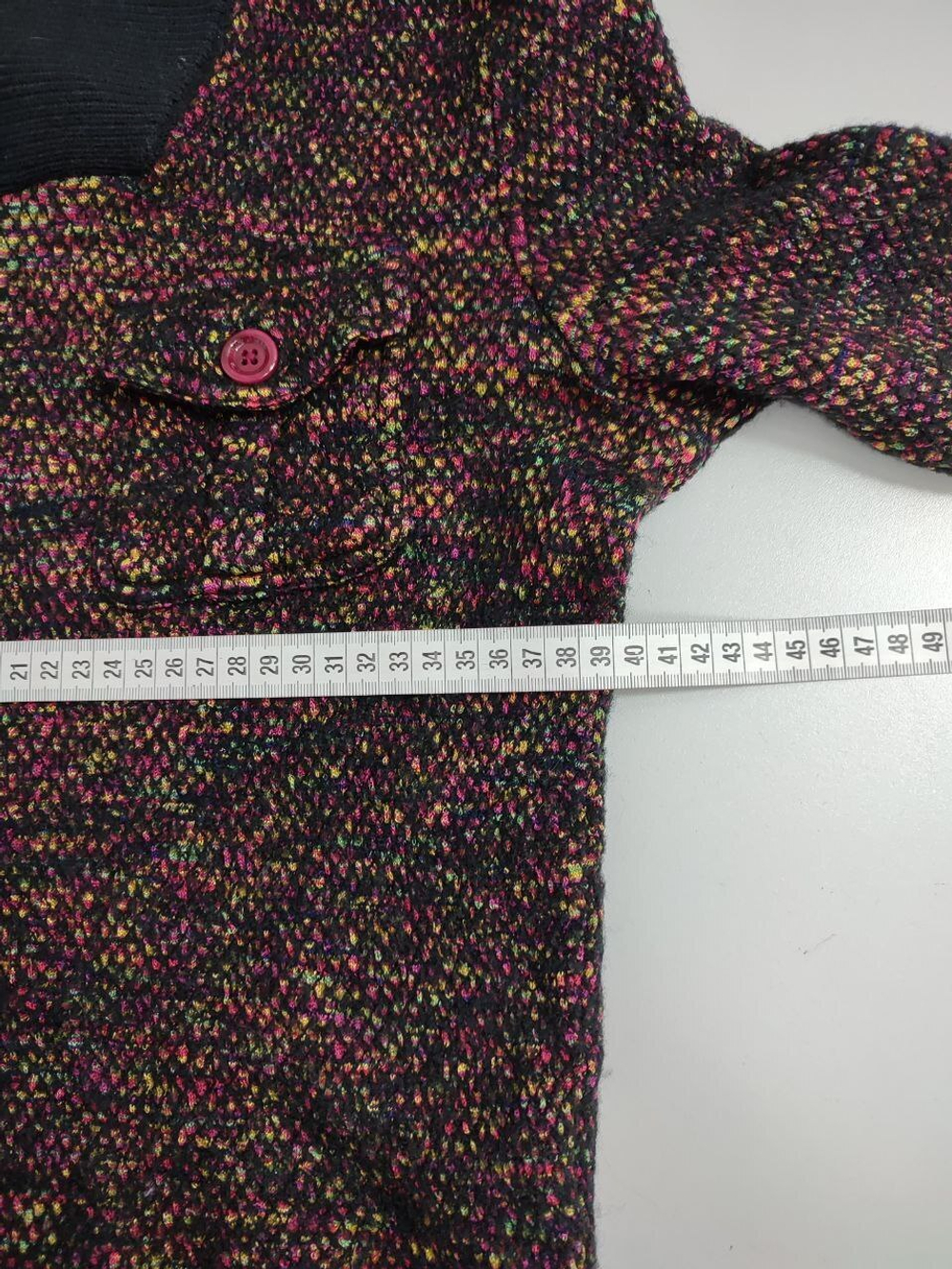 Кофта с воротником 40 размер