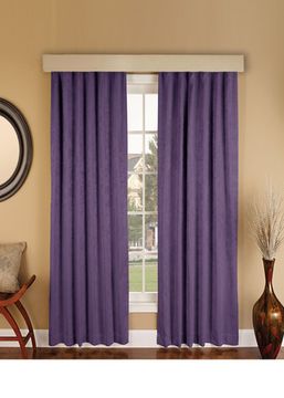 Suede (сирень). Готовая штора - имитация замши