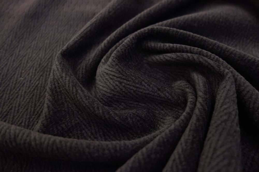 Шарф-труба флис-вельвет черный