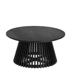 Журнальный столик Irune Ø80 см черный