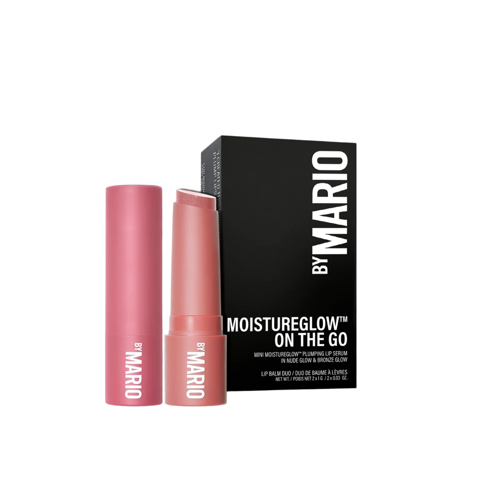 Makeup By Mario Mini MoistureGlow™ On The Go Plumping Lip Serum Duo: Bare Glow + Rose Glow