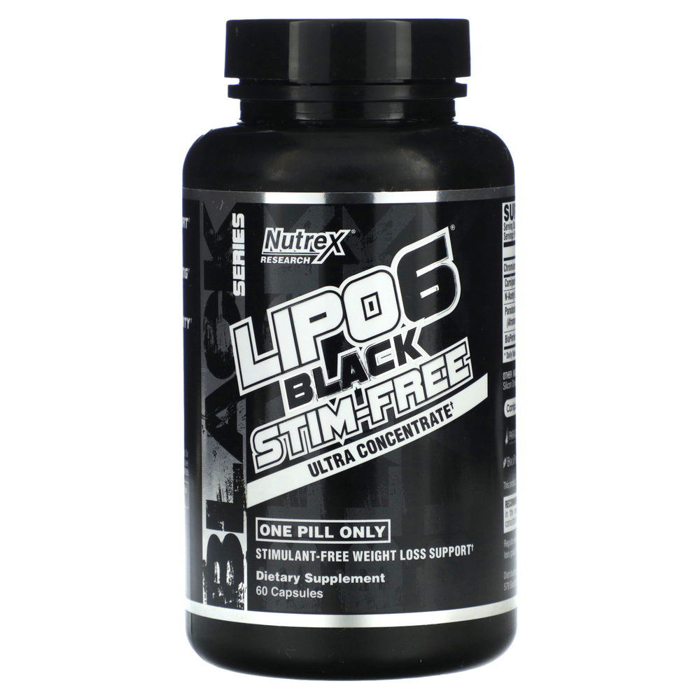 Nutrex Research, Lipo 6 Black, ультраконцентрат, 60 капсул