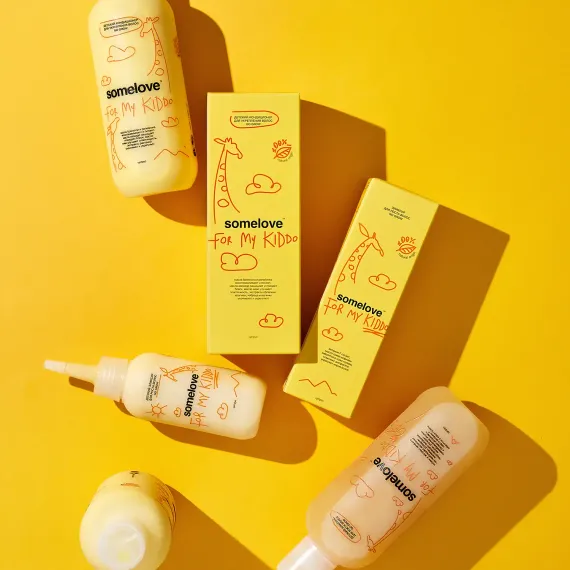 Детский шампунь для роста волос Somelove с ароматом цитрусовых 250мл