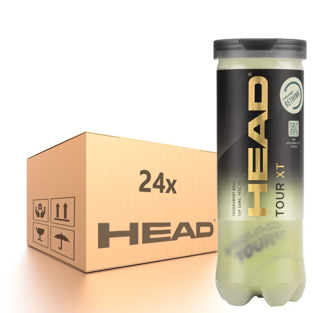 Упаковка теннисных мячей Head Tour XT - 24 x 3B