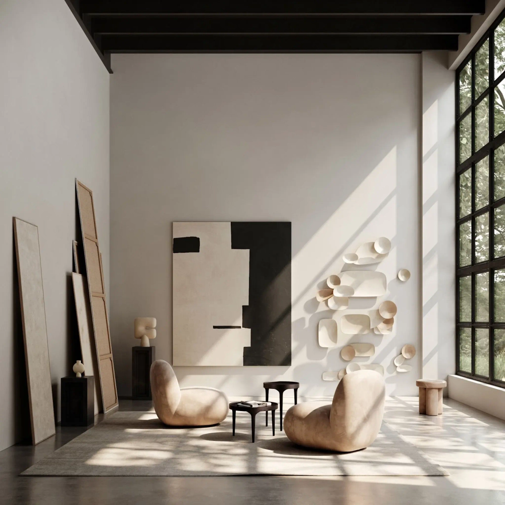 Кофейный стол Phantom Table, Tall - Burn Antique