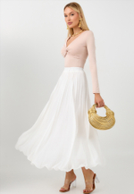 Юбка плиссе макси 90