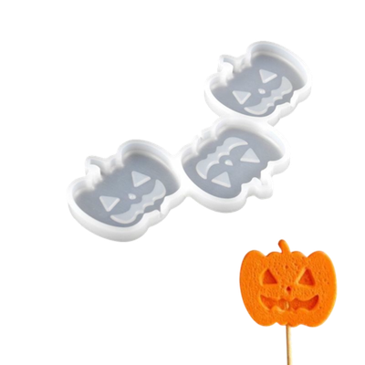 Силиконовая форма для леденцов «Тыквы 3 в 1»