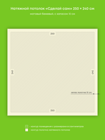 Натяжные потолки 17.5 м2, 6 м2