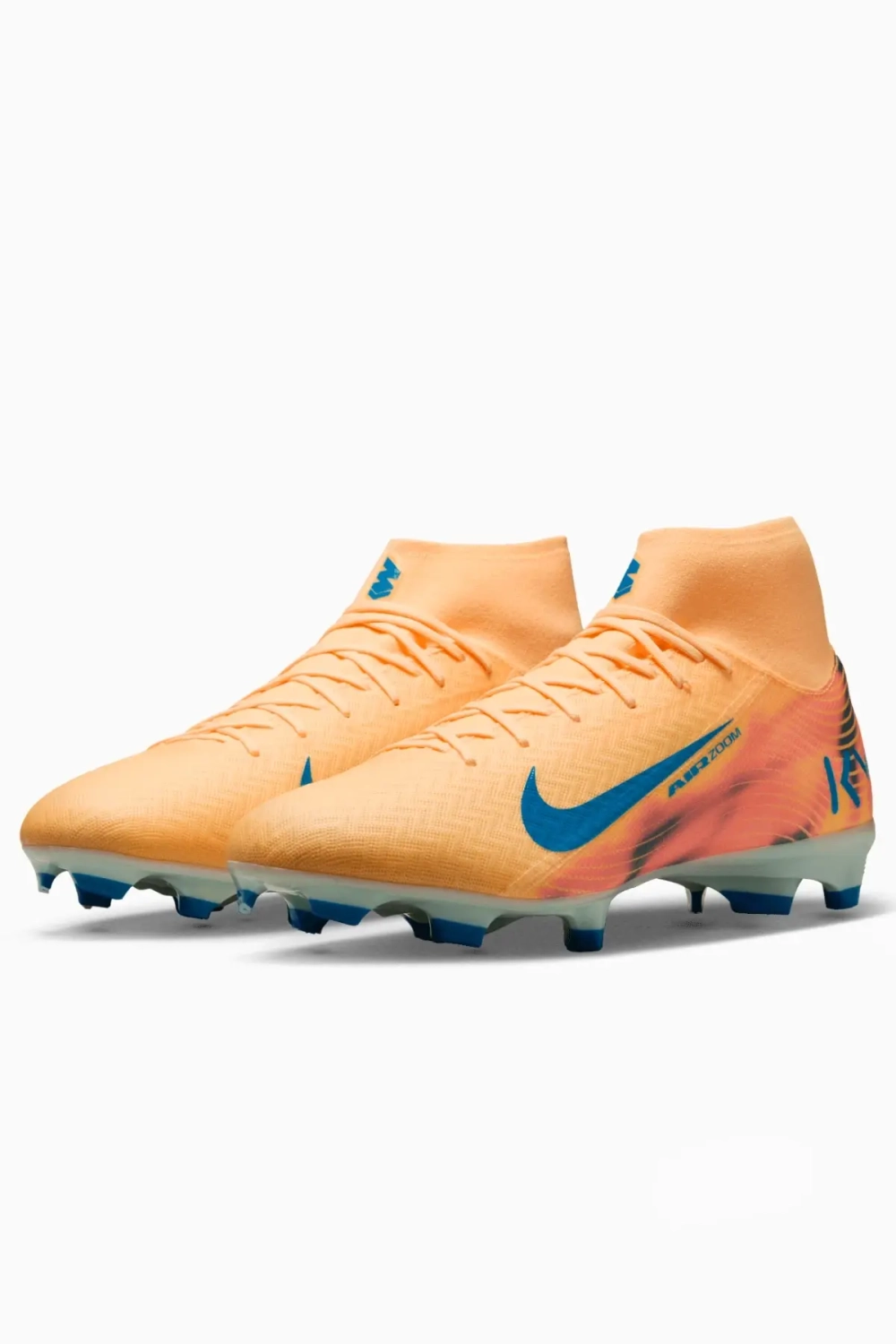 Бутсы Nike Zoom Mercurial Superfly 10 Academy Mbappe FG/MG - оранжевый
