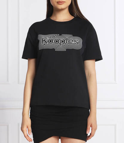 футболка The Kooples - черный(FTSC25013K)