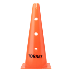 Конус тренировочный TORRES TR1011 с отверстиями, высота 46 см