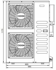 Кассетный кондиционер Excon CR-01-1622