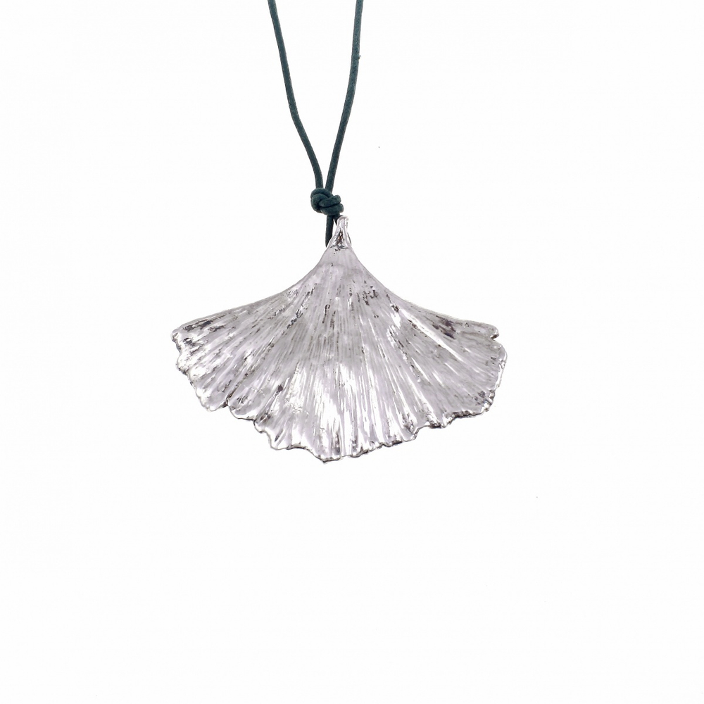 Колье лист Ester Bijoux Гингко LF14A-S BW