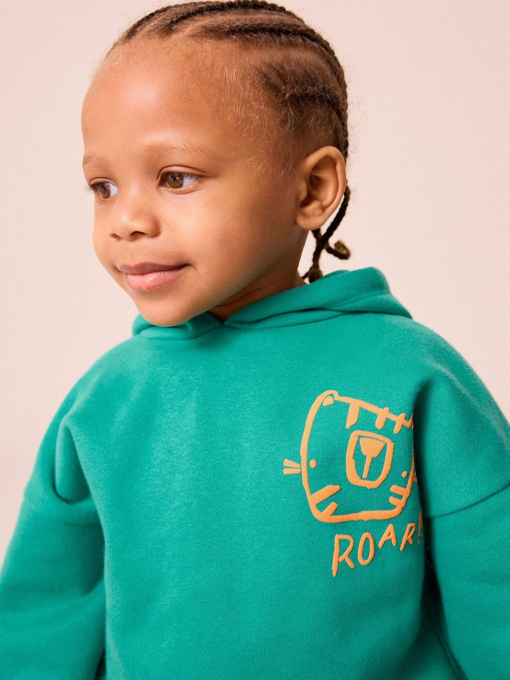 Толстовка с капюшоном и джоггеры карго в комплекте для мальчика Next B65-973, Зеленый, Песочный