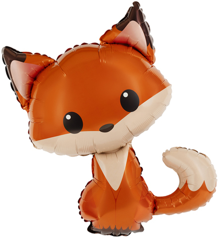 Шар (36''/91 см) Фигура, Лисенок, 1 шт.