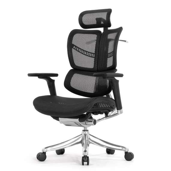 Кресло EXPERT 2 FLY HFYM 01(подлокотник 6D(360),сетка черная / каркас черный)