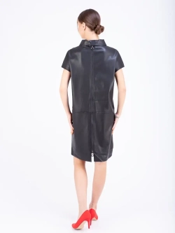 Платье женское кожаное, платье  экокожа