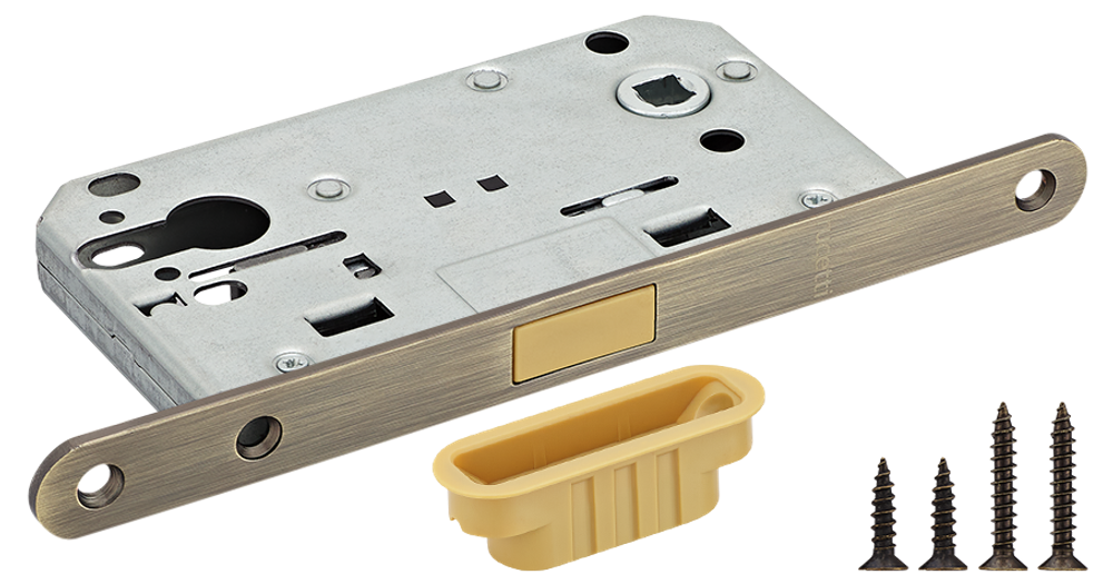 Защелка под цилиндр магнитная Rucetti RM1885 AB Цвет - античная бронза