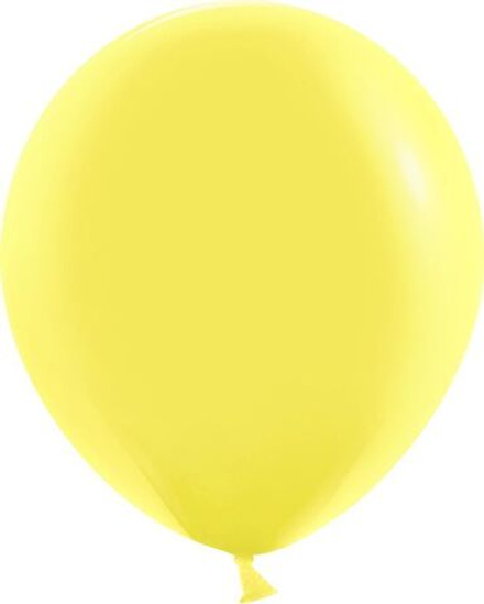 Шар (18''/46 см) Желтый, пастель, 1 шт.