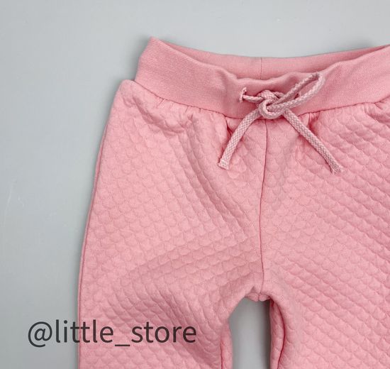 Брюки из капитония "Ежики" розовый жемчуг