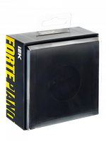 FORTE&PIANO Розетка 1-местная без заземления с защитными шторками винтовое крепление 10А FP117 черный IEK