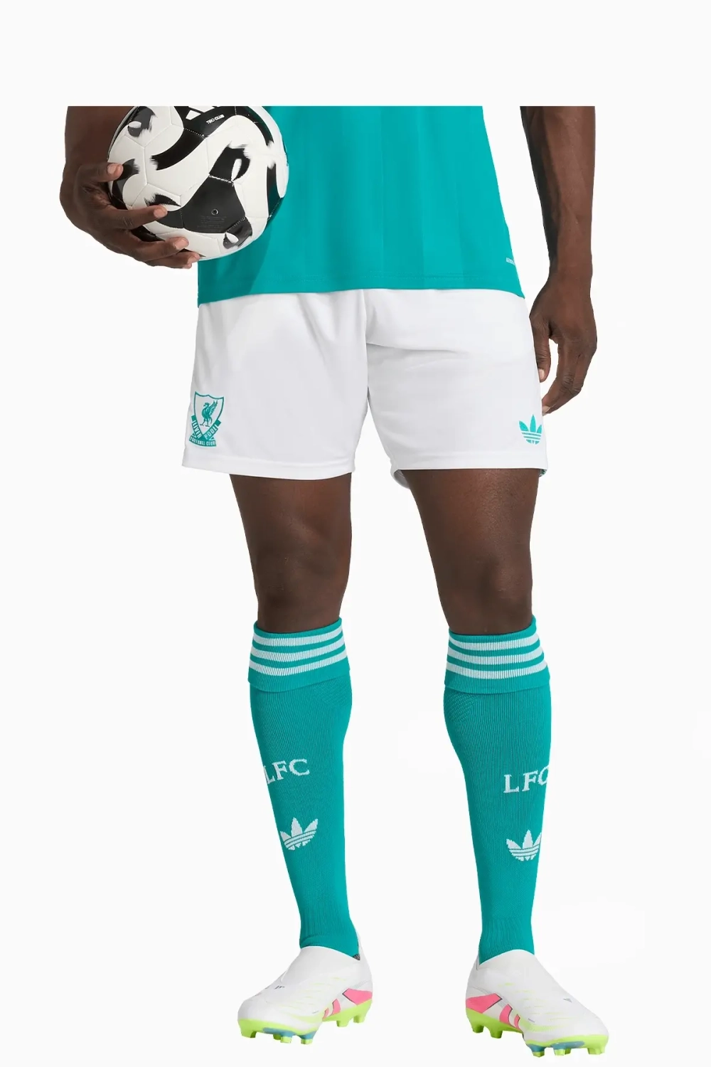 Шорты adidas Liverpool FC 25/26 3rd - бирюзовый