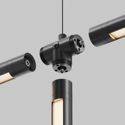 T-образный плоский коннектор для системы без ввода питания Maytoni   CA015TC-B