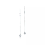 Серьги из серебра с бриллиантами, Tiffany 💎