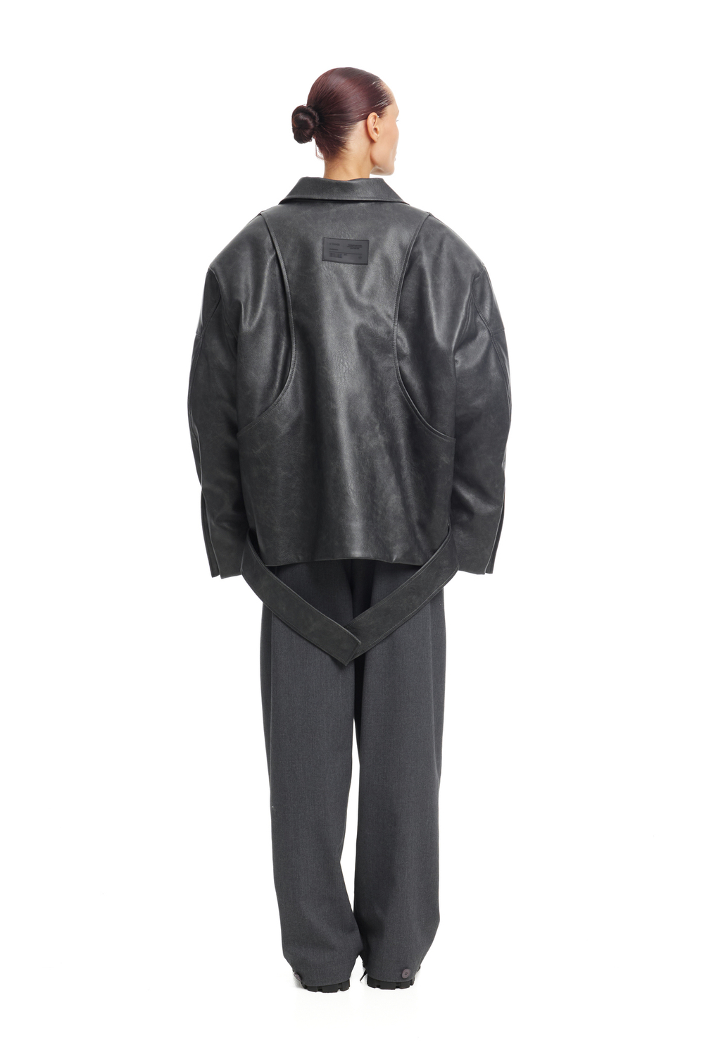 Кожаная куртка URBAN Gray