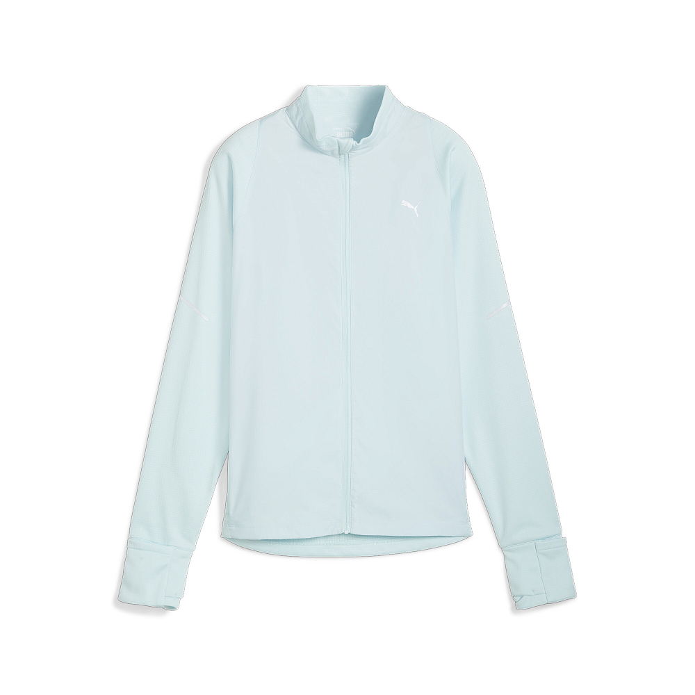 Женская олимпийка PUMA RUN GRID FLEECE/WOVEN JACKET
