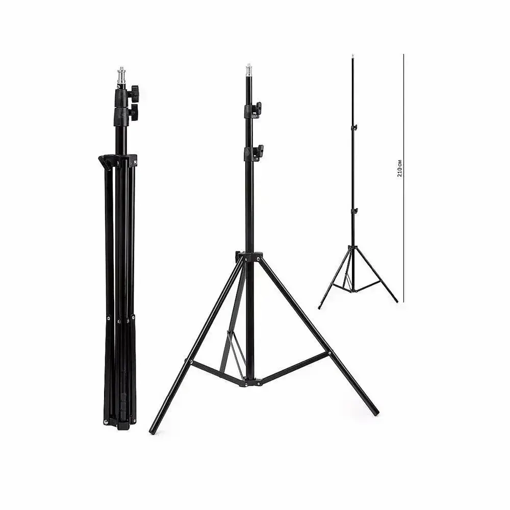 Штатив для лазерного уровня универсальный металлический телескопический трипод. Длина: 74-210 см.