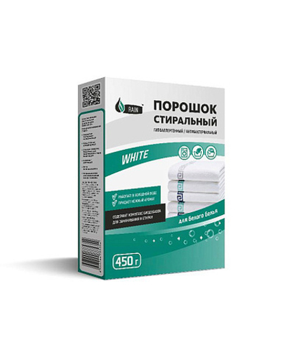 RAIN Стиральный порошок White 450гр