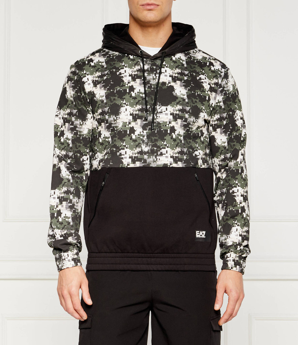 Худи EA7 - черный(6DPM09 PJOGZ)