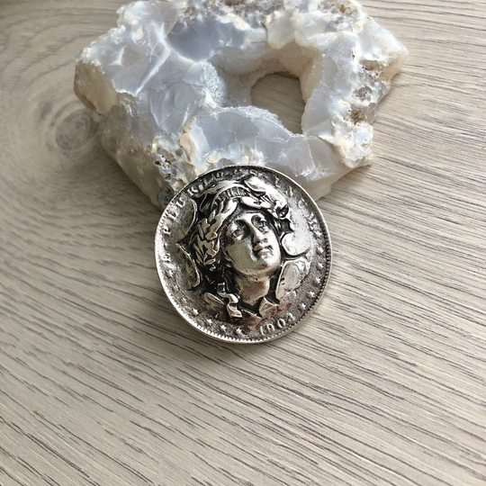 брошь доллар Моргана