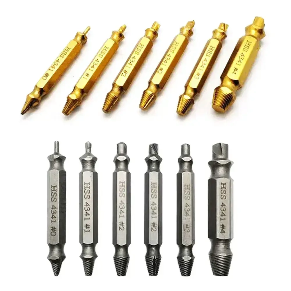 Удаление саморезов, поврежденные винты, удалитель болтов, подарок мужчине,6 шт,золотистые