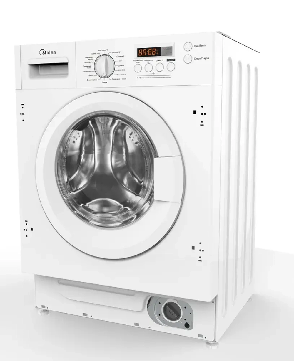 Встраиваемая стиральная машина Midea MFG10W60/W-RU (h)
