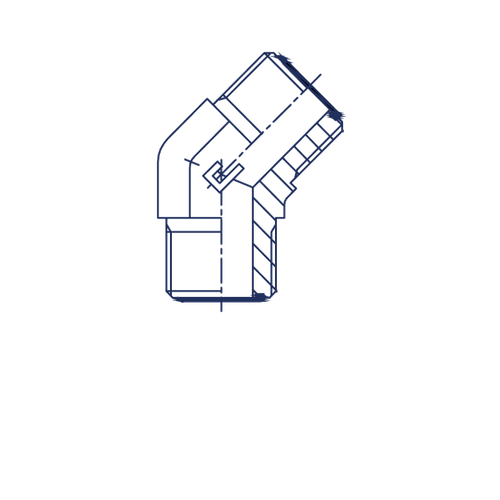 Соединение P45 ORFS 1.3/16
