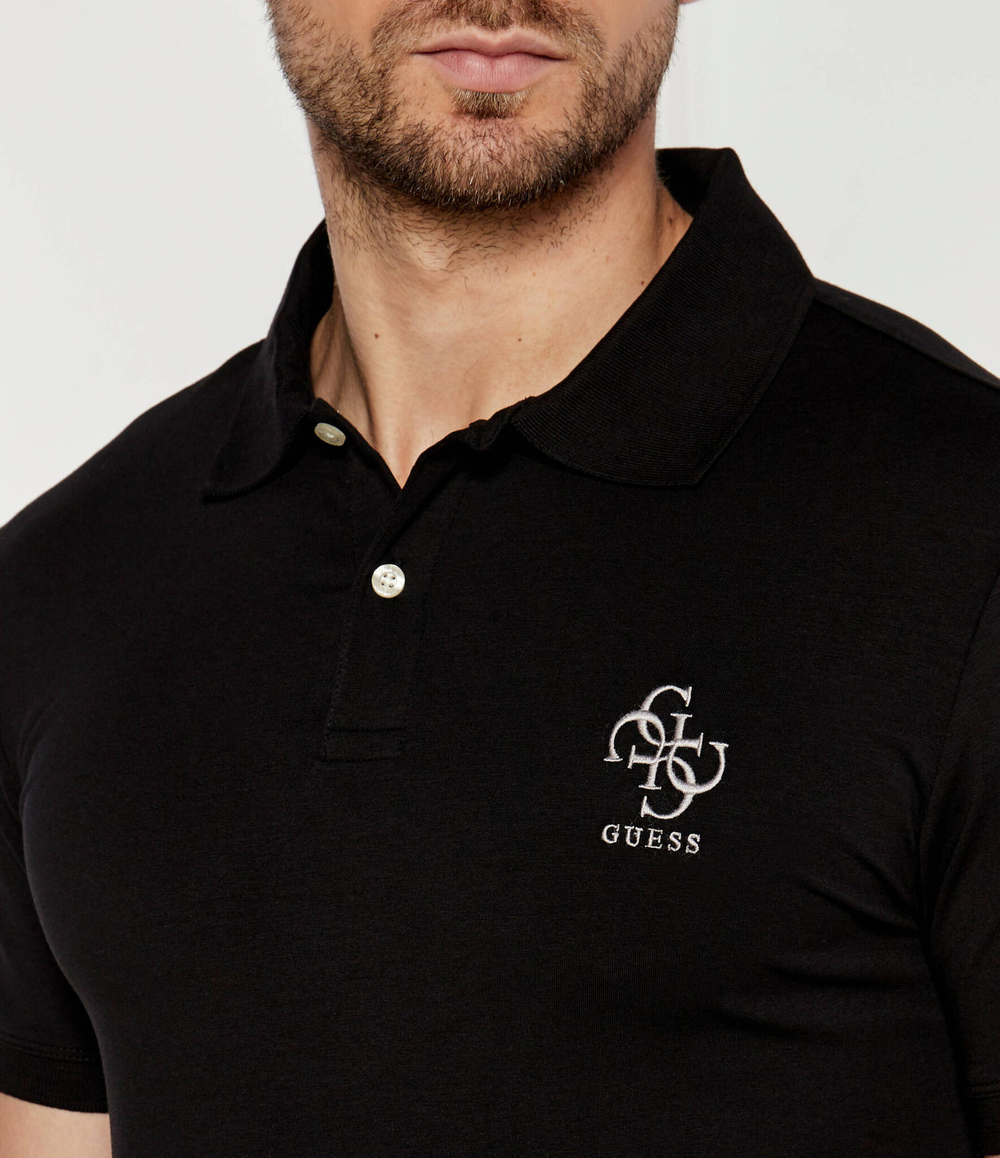 Поло NOLAN GUESS - черный(M4YP66 J1314)