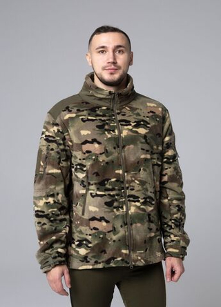 Толстовка Флисовая тактическая на молнии мультикам