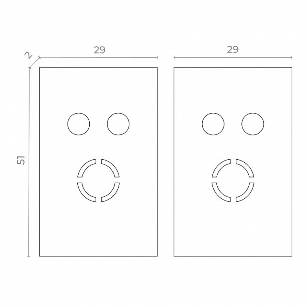 Заглушка для трека ST-Luce Skyflat ST068.409.13