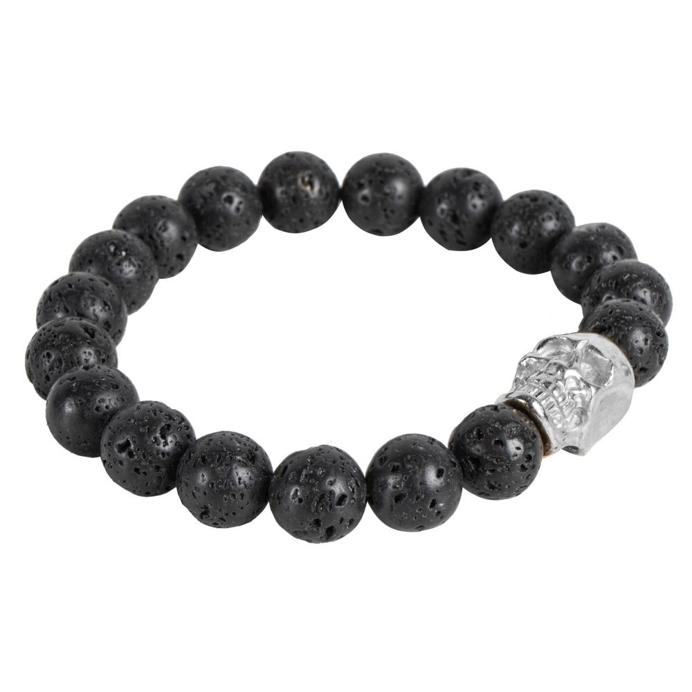 Bracelet skull Pierre Véritable / Черный