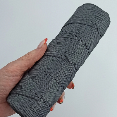 Полиэфирный шнур круглый 3 мм Трюфель