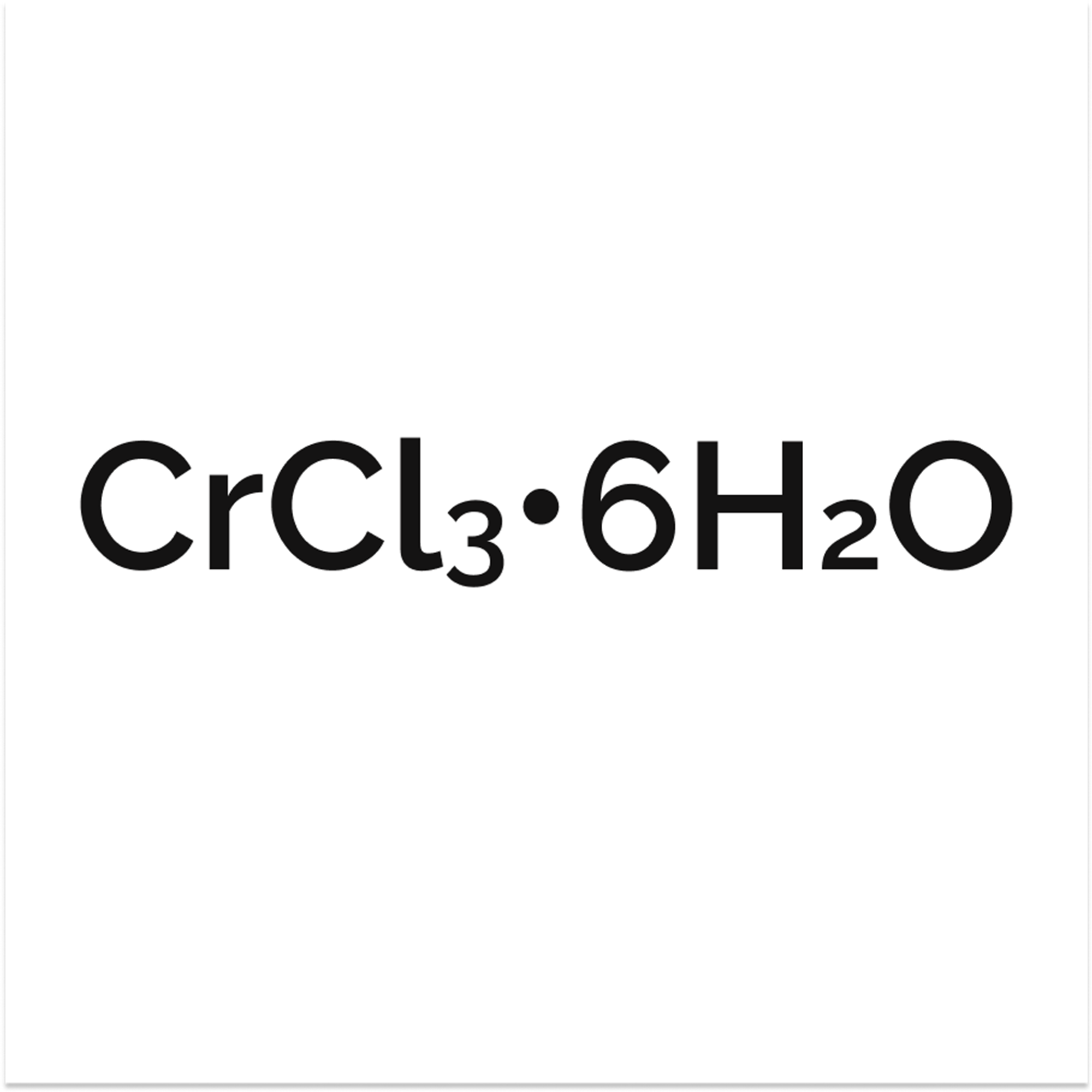 хром (III) хлористый 6-водный формула
