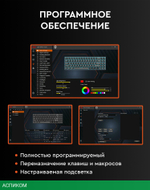 Клавиатура Royal Kludge RK98 Brown switch Black