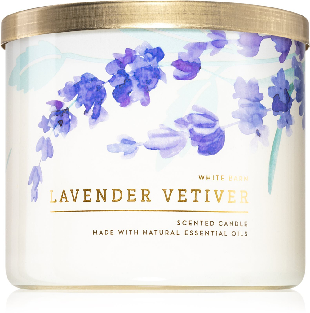 Bath & Body Works Lavender Vetiver - ароматическая свеча /   411  g  / GTIN 667555965040