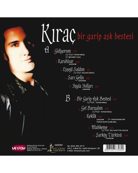 Vinil \ Пластинка \ Vynil Kıraç - BİR GARİP AŞK BESTESİ / LP