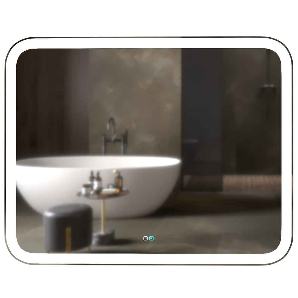 Зеркало MIXLINE "Стив-2" 1000*800 (ШВ) сенсорный выключатель, двойной подогрев