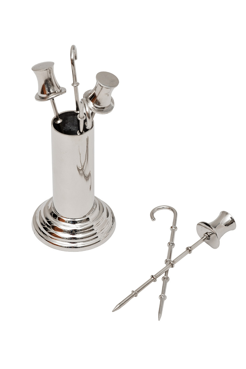 Шпажки на подставке 6шт 5x5x10см Garda Decor нержавеющая сталь